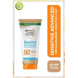 Garnier Ambre Solaire Sensitive Advanced Milk SPF 50+ - Hassas Ciltler İçin Güneş Koruyucu Süt - 175 ml