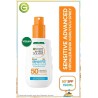 Garnier Ambre Solaire Kids Sensitive Advanced Sprey SPF 50+ - Çocuklar İçin Hassas Cilt Güneş Koruyucu Sprey - 150 ml