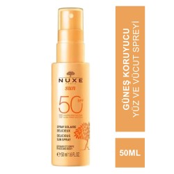 Nuxe Sun Spf50+ Delicious Sun Sprey - Güneş Koruyucu Yüz ve Vücut Spreyi - 50 ml