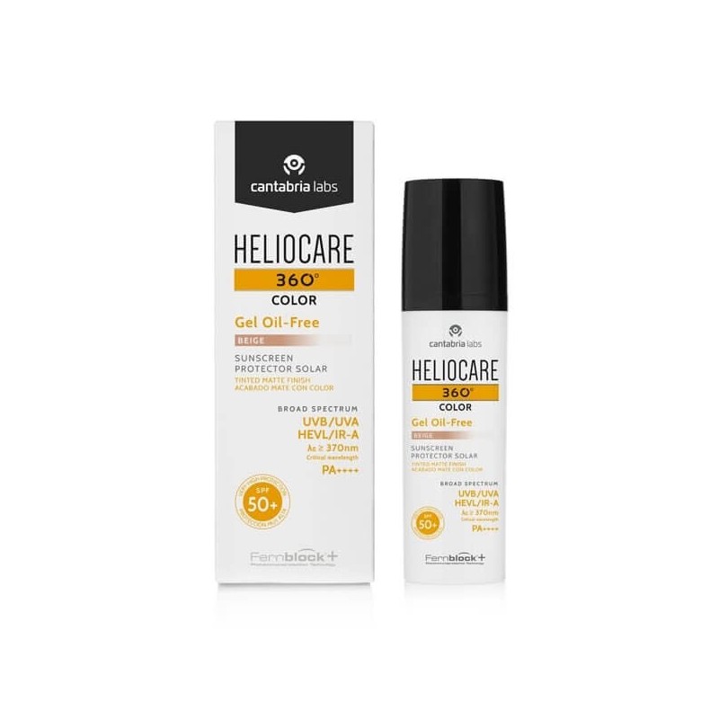 Heliocare 360 Color Gel Oil-Free Beige Spf50+ Renkli Güneş Kremi 50 ml