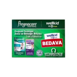 Vitabiotics Pregnacare Breast-Feeding 56 Tablet + Wellkid Vitamin D3 20ml