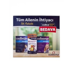 Vitabiotics Aile Boyu Paket - Wellwomen + Wellmann + Wellkid