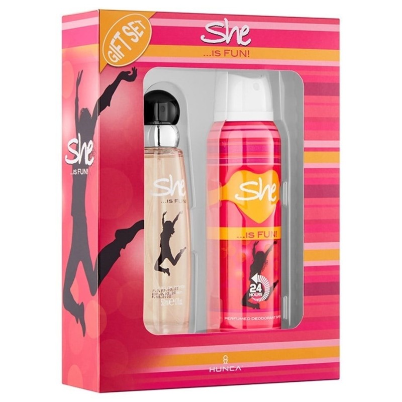 She is Fun Parfüm Seti 50 ml EDT + 150 ml Deodorant