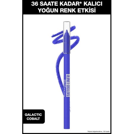 Maybelline New York Tattoo Liner Jel Göz Kalemi - 819 Galactic Cobalt