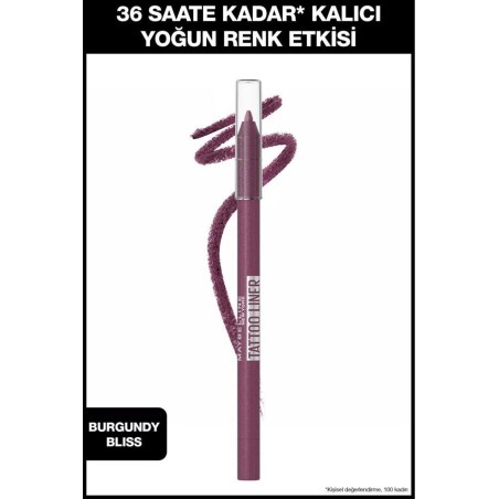 Maybelline New York Tattoo Liner Jel Göz Kalemi - 818 Berry Bliss