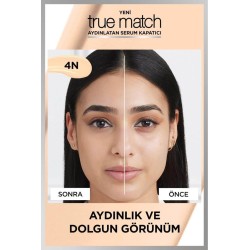 Loreal Paris True Match Aydınlatan Serum Kapatıcı - 4N Light Medium