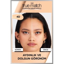 Loreal Paris True Match Aydınlatan Serum Kapatıcı - 4D Light Medium