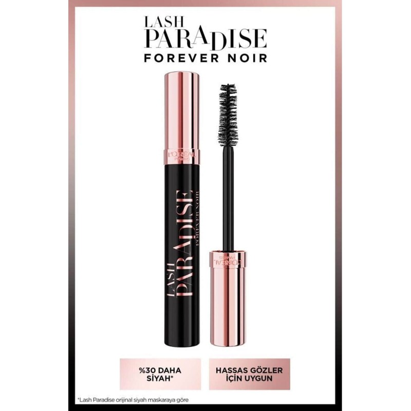 Loreal Paris Lash Paradise Maskara - Forever Noir