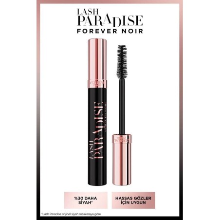 Loreal Paris Lash Paradise Maskara - Forever Noir