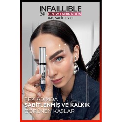 Loreal Paris Infaillible 24H Brow Lamination Şeffaf Kaş Sabitleyici - 00 Clear/Transparent