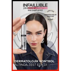 Loreal Paris Infaillible 24H Brow Lamination Şeffaf Kaş Sabitleyici - 00 Clear/Transparent
