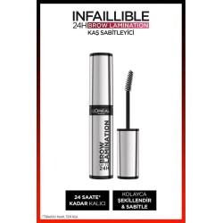 Loreal Paris Infaillible 24H Brow Lamination Şeffaf Kaş Sabitleyici - 00 Clear/Transparent