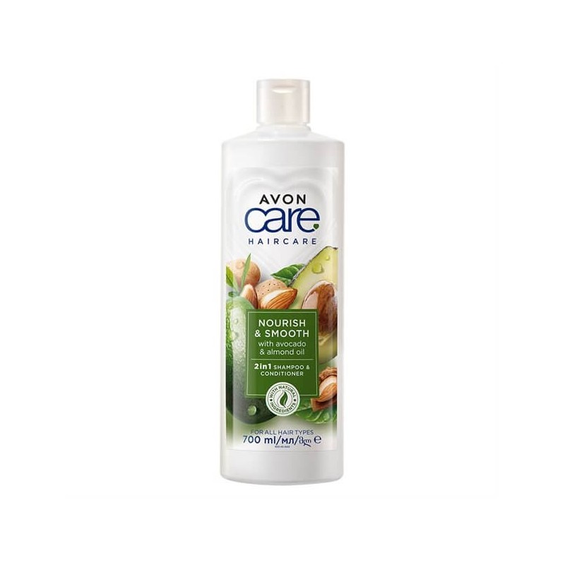 Avon Care Avokado ve Badem Yagı Içeren 2’si 1 Arada Sampuan 700 ml
