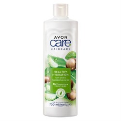 Avon Care Aloe ve Makademya Yağı 2'si 1 Arada Şampuan ve Saç Kremi 700 ml