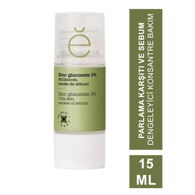 Outlet - Etat Pur Çinko Glukonat %3 Parlama Karşıtı Saf Konsantre Bakım 15 ml