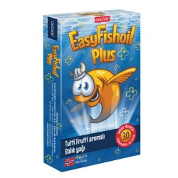 Easyvit EasyFishOil Plus Omega 3 ( Tutti Frutti ) Çiğnenebilir 30 Jel Tablet