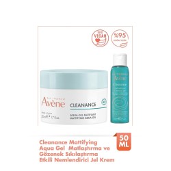 Avene Cleanance Aqua Matlaştırıcı Krem 50 ml - Temizleme Jeli Hediye