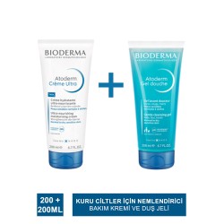 Bioderma Atoderm Cream Ultra 200 ml & Atoderm Shower Gel 200 ml