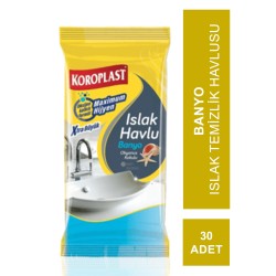 Koroplast Islak Temizlik Havlusu - Banyo ( Okyanus Kokulu ) 30 Adet
