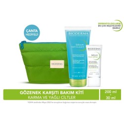 Bioderma Karma ve Yağlı Ciltler için Gözenek Karşıtı Bakım Kiti ( Çanta Hediyeli )