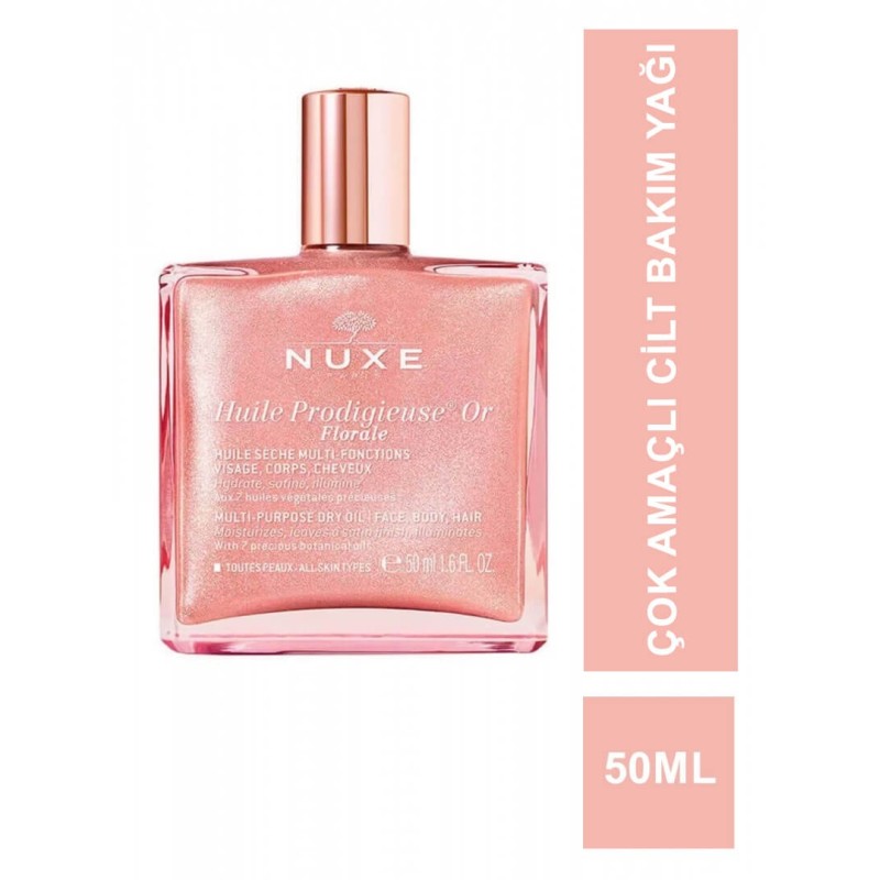 Nuxe Huile Prodigieuse Florale Or Çok Amaçlı Kuru Yağ 50 ml
