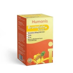 Humanis Bromelain+Krom 60 Tablet