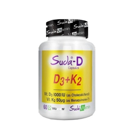 Suda Vitamin Suda-D D3+K2 Takviye Edici Gıda 60 Kapsül