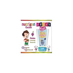 Nutrigen Üzüm 200 ml + Aquas Kids SPF 50+ Sun Cream Çocuk Güneş Kremi 100 ml Yaz Seti