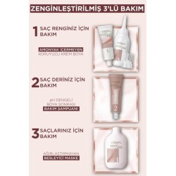L'Oreal Paris Excellence Creme Nude Renkler Saç Boyası – 3u Nude Koyu Kahve