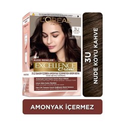 L'Oreal Paris Excellence Creme Nude Renkler Saç Boyası – 3u Nude Koyu Kahve