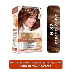 Loreal Paris Excellence Intense Saç Boyası 6.32 Karamel Kahve