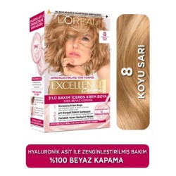 Loreal Paris Excellence Creme 8 Koyu Sarı Saç Boyası