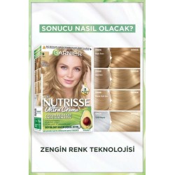 Garnier Nutrisse Yoğun Besleyici Kalıcı Krem Saç Boyası 9 Sarı