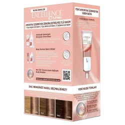 Loreal Paris Excellence Creme Nude Renkler Saç Boyası – 4u Nude Kahve