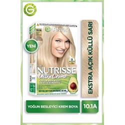 Garnier Nutrisse Yoğun Besleyici Kalıcı Krem Saç Boyası 10.1A Ekstra Açık Küllü Sarı