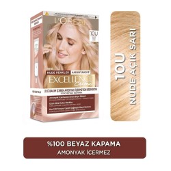 Loreal Paris Excellence Creme Nude Renkler Saç Boyası – 10u Nude Açık Sarı