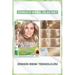 Garnier Nutrisse Yoğun Besleyici Kalıcı Krem Saç Boyası 8N Bal Köpüğü