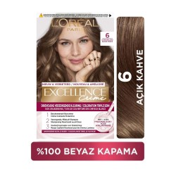 Loreal Paris Excellence Creme Saç Boyası - 6 Açık Kahve