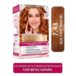 Loreal Paris Excellence Intense Saç Boyası 7.43 Sultan Bakırı