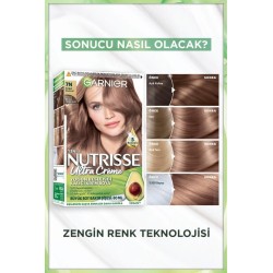 Garnier Nutrisse Yoğun Besleyici Kalıcı Krem Saç Boyası 7n Doğal Kumral