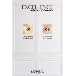 Loreal Paris Excellence Creme Saç Boyası 01 Ultra Açık Doğal Sarı