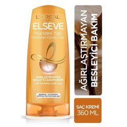 Loreal Paris Elseve Mucizevi Hindistan Cevizi Yağı Ağırlaştırmayan Besleyici Bakım Kremi 360 ml
