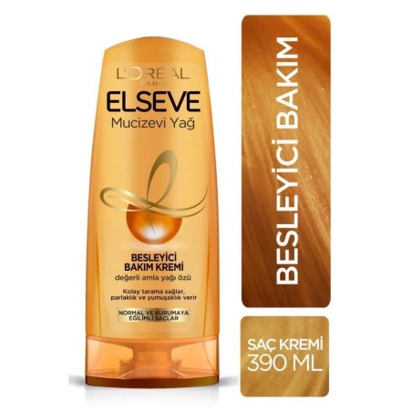 Loreal Paris Elseve Mucizevi Yağ Besleyici Bakım Kremi 390 Ml