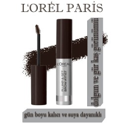 Loreal Paris Brow Artist Plump & Set Dolgun Görünüm Veren Kaş Sabitleyici Maskara - 109 Ebony