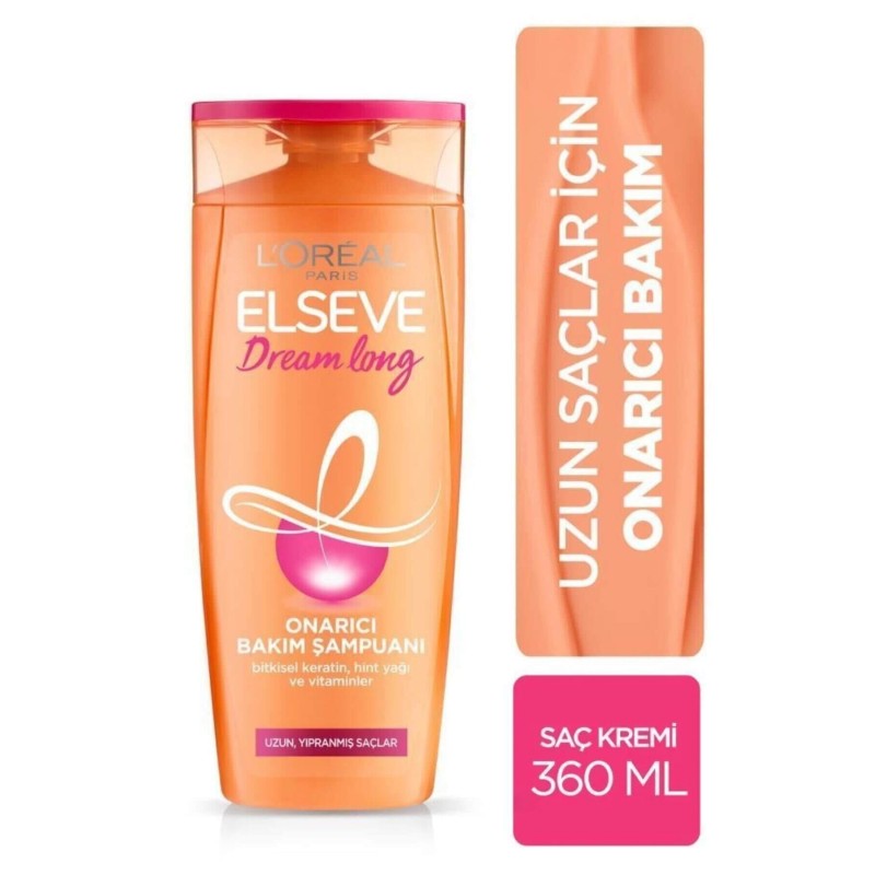 Loreal Paris Elseve Dream Long Onarıcı Bakım Şampuanı 360ml