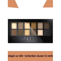 Maybelline New York Göz Farı Paleti The Nudes Palette 01