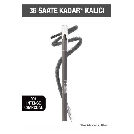 Maybelline New York Maybelline Tattoo Liner Jel Göz Kalemi - 901 Kurşuni Gri
