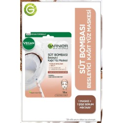 Garnier Süt Bombası Besleyici Kağıt Yüz Maskesi Hindistan Cevizi 28gr