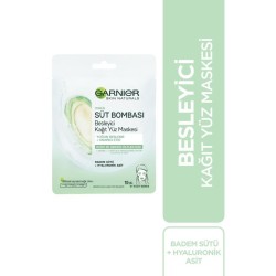 Garnier Süt Bombası Badem Sütü Kağıt Maske 28 gr
