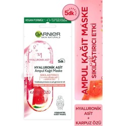 Garnier Hyaluronik Asit Sıkılaştırıcı Ampul Kağıt Yüz Maskesi 15 gr